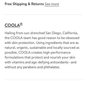 coola Makeup - New in Box Coola Makeup Setting Spray coola Makeup - New in Box Coola Makeup Setting Spray